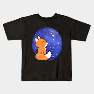 Galaxy Fox Kids T-Shirt